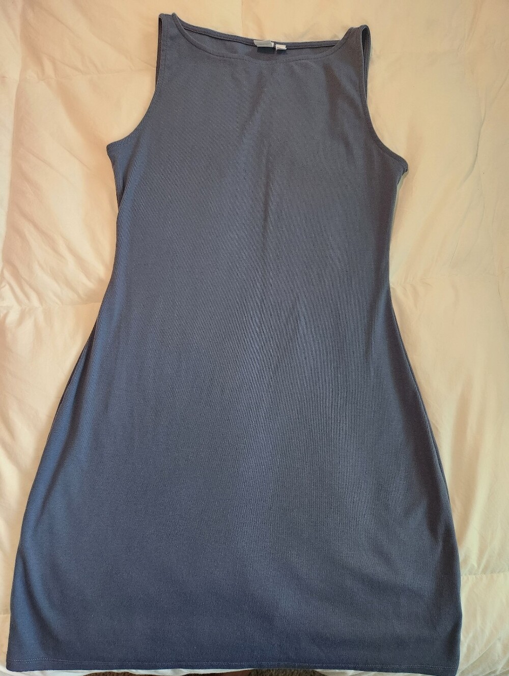 Gap Sleeveless Blue Grey Sheath Dress